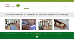 Desktop Screenshot of mbphysio.de